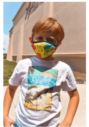 Colorful Kids Face Masks