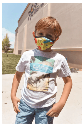 Colorful Kids Face Masks